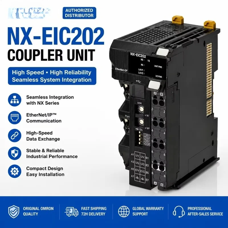 NX-EIC202 EtherNet/IP Coupler Unit Industrial Communication Module PLC NX Series Automation