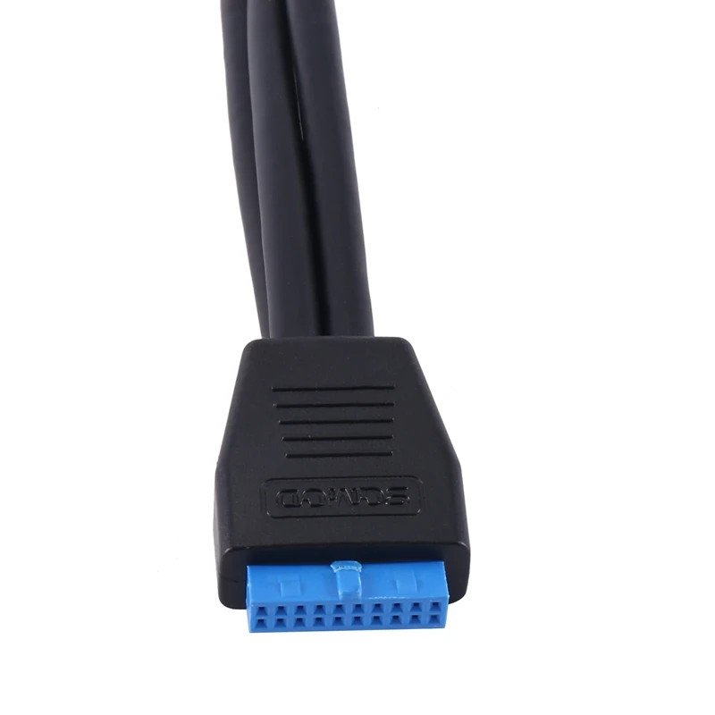 Small Mini USB 3.0 19 Pin/20Pin Internal Extension Header 1 To 2 Adapter Splitter Cable For Motherboard