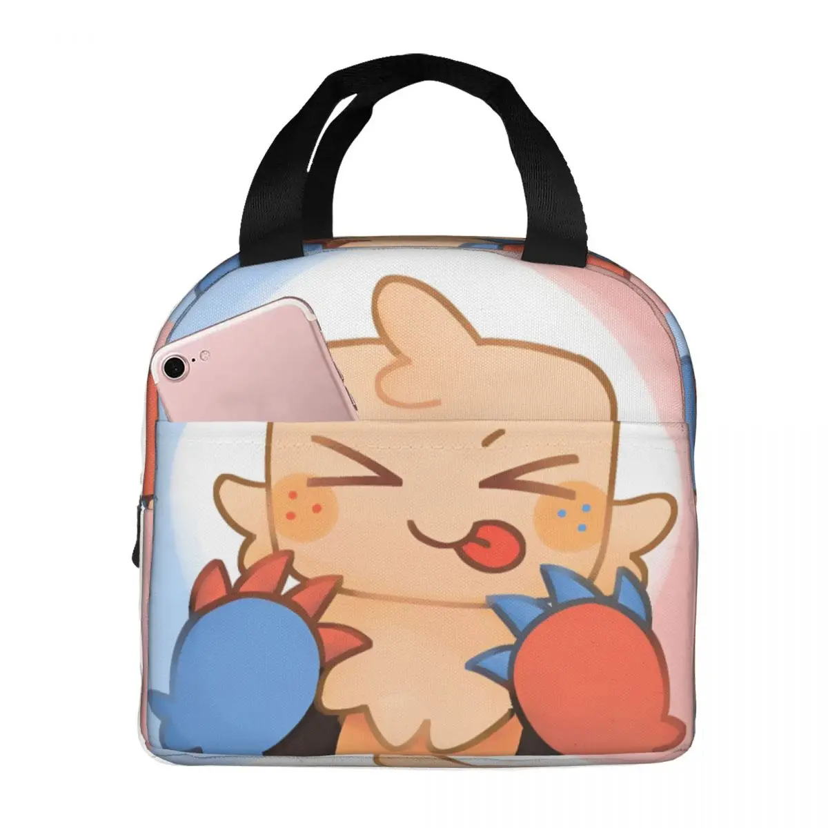 

Dandys World Insulated Lunch Bags Cooler Bag Meal Container Game Cute Cartoon Leakproof Tote Lunch Box Food Bag College Travel