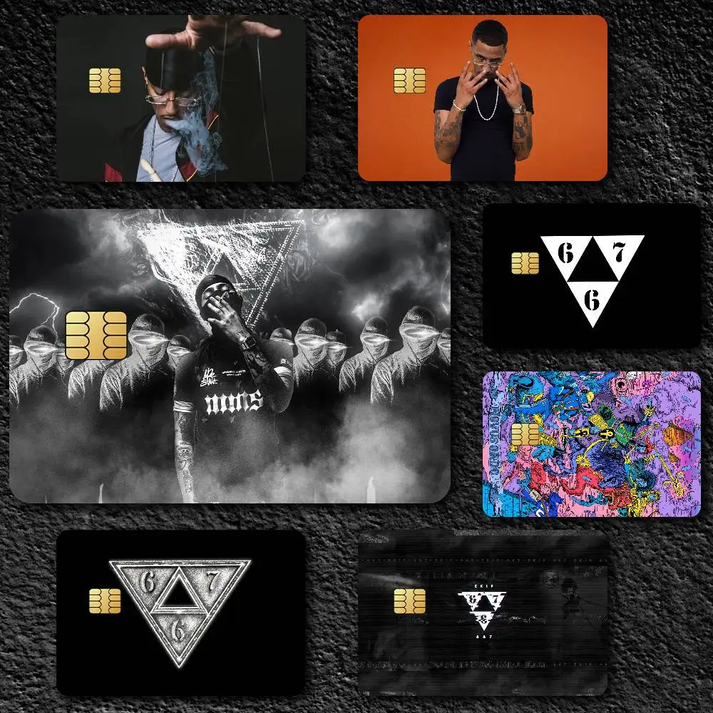 Rapper F-Freeze Corleone Credit Card Skin Stickers For Bank Card Bus Metro Card Sticker Waterproof Gift