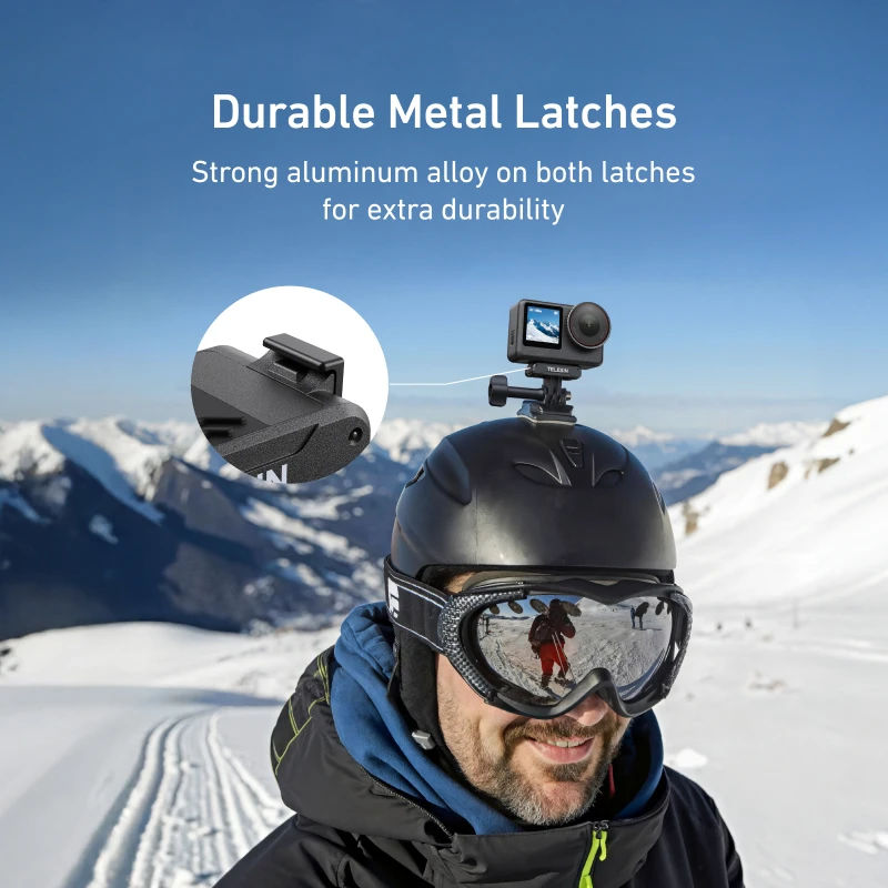 TELESIN Für DJI OSMO Action 6 Qucik Release Magnetische Zwei Klaue Adapter Halterung Zubehör Dual Klaue Schnittstelle – Detail 7