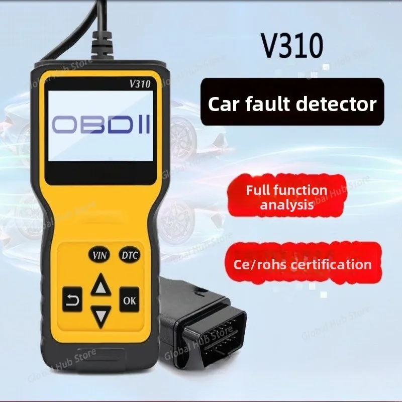 V310 Car Scanner OBD2 12V 24V for Car Truck Engine J1939 J1587 J1708 OBD 2 II Clear Fault Scan Code Reader Car Diagnostic Tools