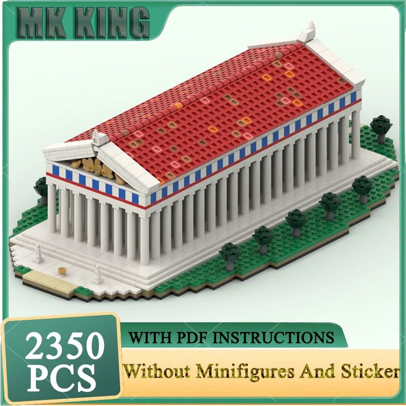 

Street View Model Moc Building Blocks Famous Scene-Temple Model Technology Brick DIY Assembly Construction Toy Holiday Set Gifts