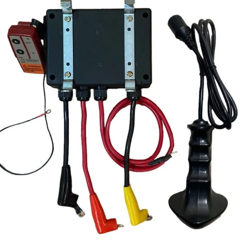 For Vehicle Crane Wireless Remote Control Winch Control Box 24 Volts 12v One Ton 6000 Pounds 12000 Controller Accessories