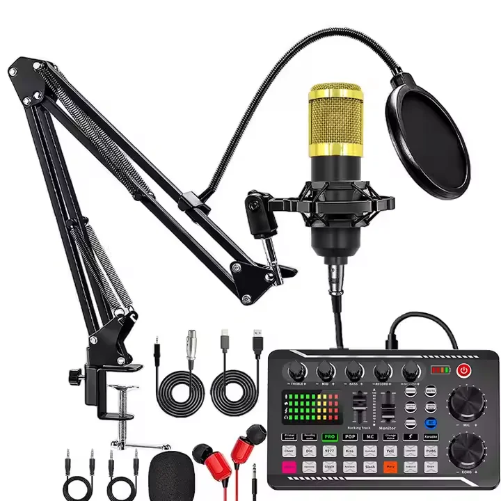 Wired Microphone Professional Condenser Microphone for Living Streaming M56