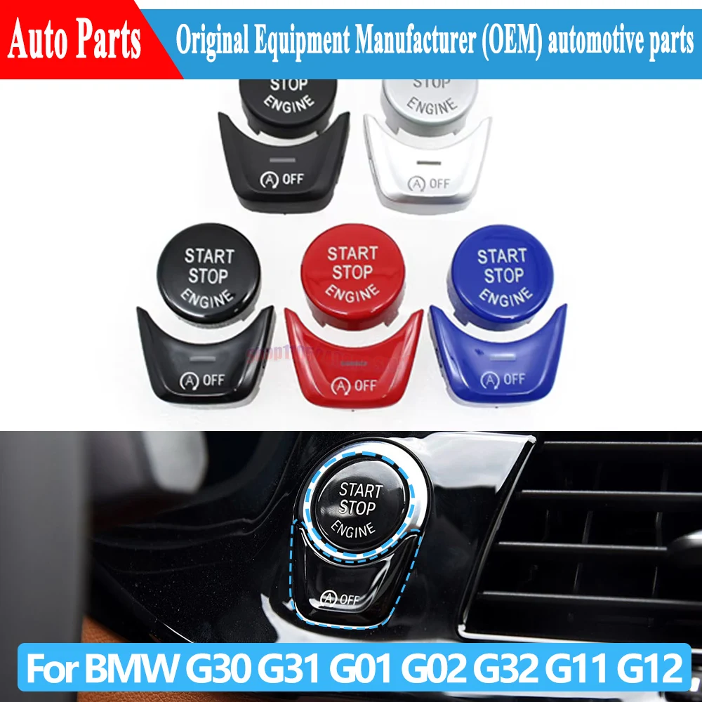 Upgraded Engine Ignition Start Stop OFF Switch Button Cover For BMW 1 5 6 7 X3 4 Series GT F52 G30 31 G01 02 G32 G11 G12 F97 F98