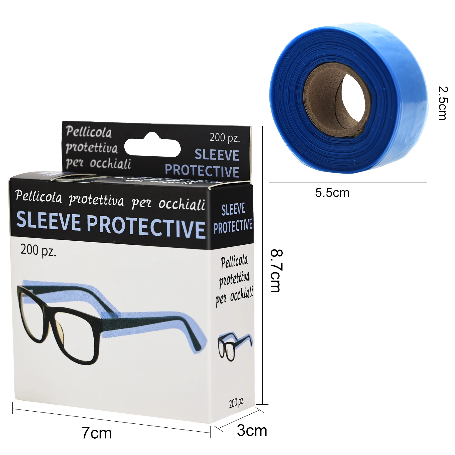 200 قطعة نظارات صالون الساق الأكمام غطاء برو الحلاق الموت التلوين المتاح النظارات حامي صالون الحلاقة المصمم أداة المورد #6