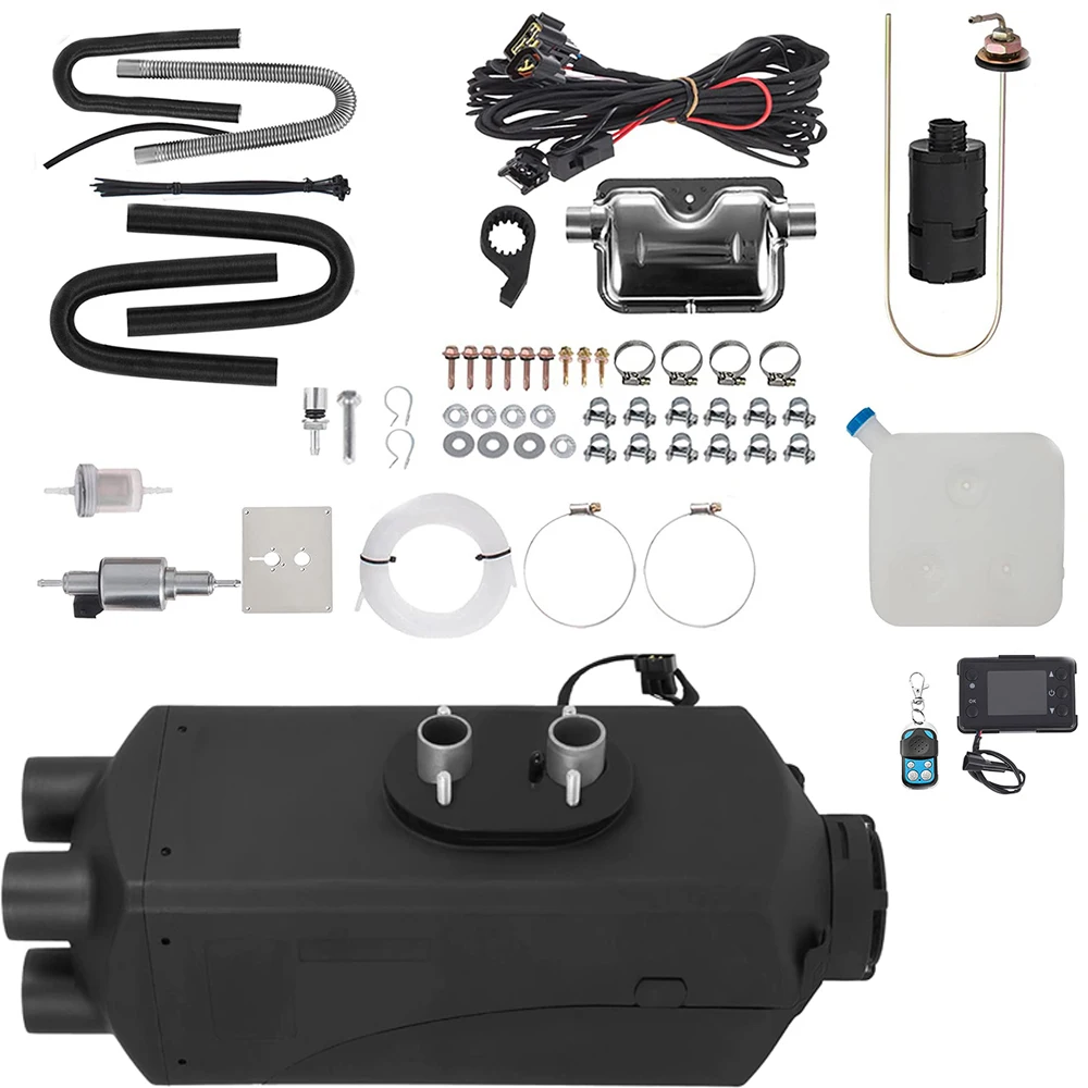 

12V 8KW Diesel Air Heater Portable Parking Heater Defroster with LCD Panel and Remote Control for Trucks Boat Van Car