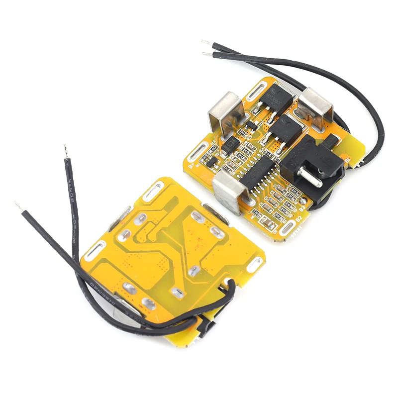 4S 16.8V Yellow BMS Board 18650 Power Cell Safety Protection PCB For Drill & Electric Pruning Scissors
