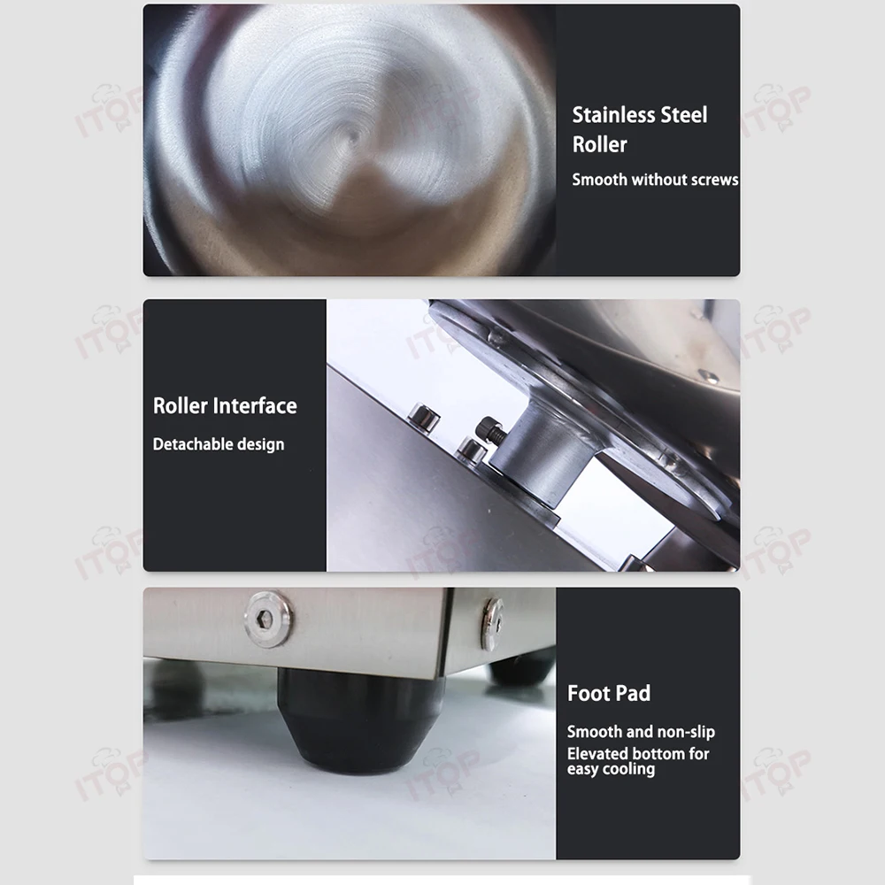 ITOP Chocolate Ball Maker Chocolate Coating Machine Chocolate Icing Machine Polishing/Rounding/Coating/Drying Food Processor