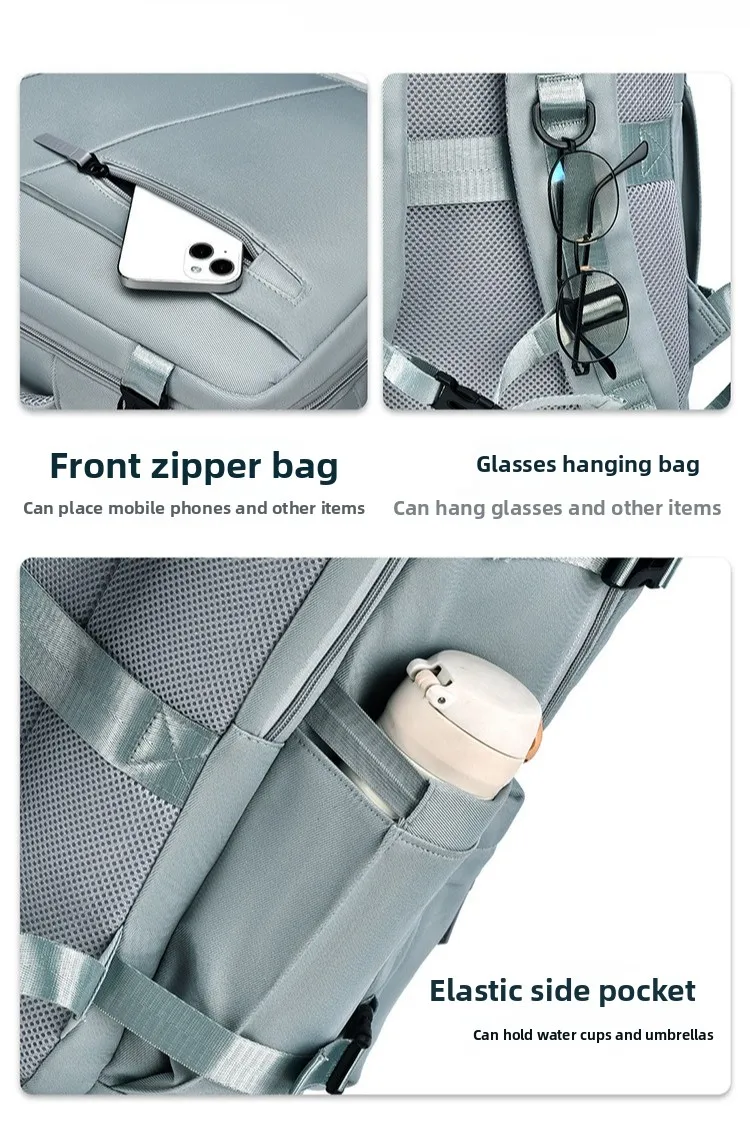 New Large-capacity Backpacks, Multi-layer Travel Backpacks, Business Computer Bags, and Casual School Bags for Boys and Girls