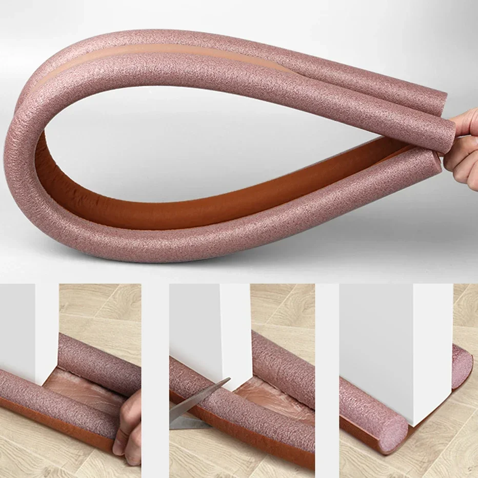 ซีลกันลมใต้ประตู แถบปิดผนึกรอยต่อหนา ป้องกันความเย็น ป้องกันหนูและแมลงสาบ