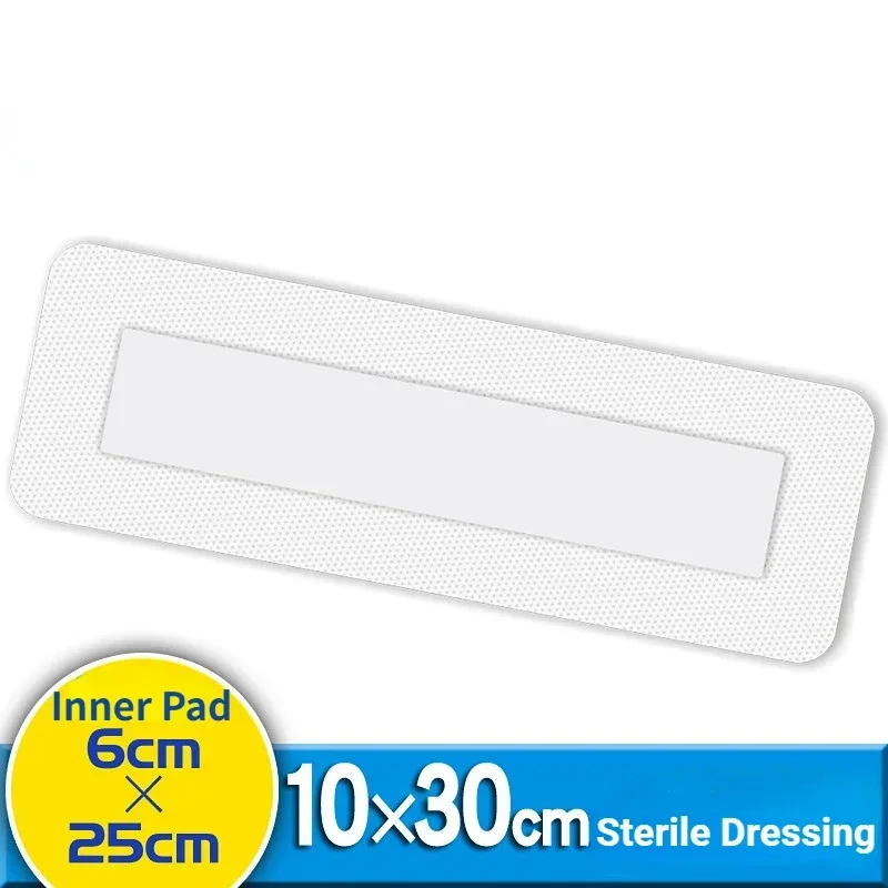 3pcs/set 10*30cm Patch Self-adhesive Wound Dressing Tape Plasters Breathable Band Aid Woundplast Dressing Patches