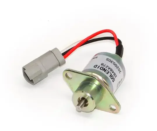 172-7209 Fuel Shutoff Solenoid For Caterpillar 216 226 246 247 257 Skid Steer 173-1338 2848A278 1457906 2848A279 3034 3024 3044