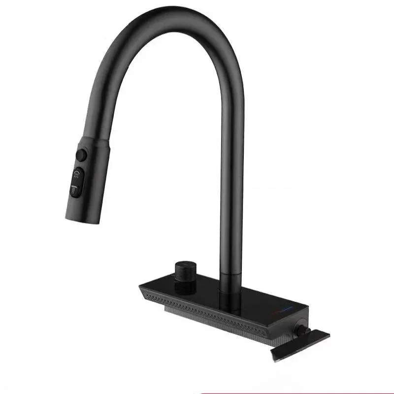 Kitchen faucet hot and cold pull-out all-copper vegetable basin dishwasher household sink
