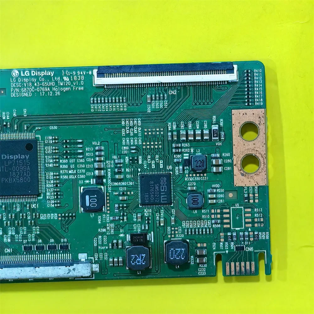 Placa lógica de T-CON, 6870C-0769A, 6871L-5656A, 6871L-5781A, 55 pulgadas, R126, 55MV379R/F7, 55PFL5604/F7, 55PFL5703/F7, 55PFL5602/F7