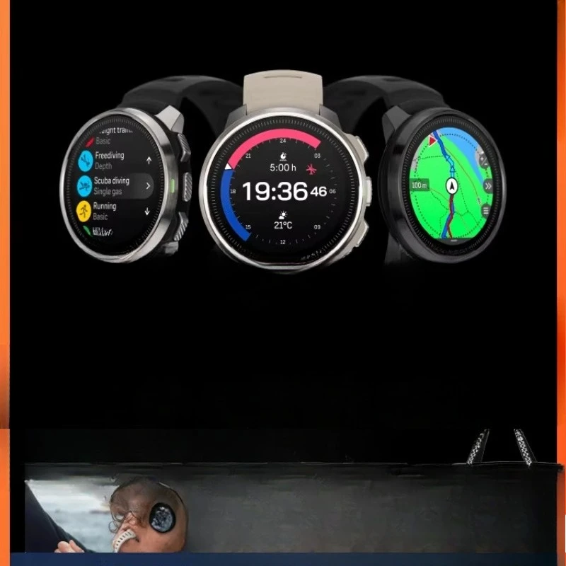 Diving computer watch, professional multi-functional sports, outdoor endurance, long high-definition color screen