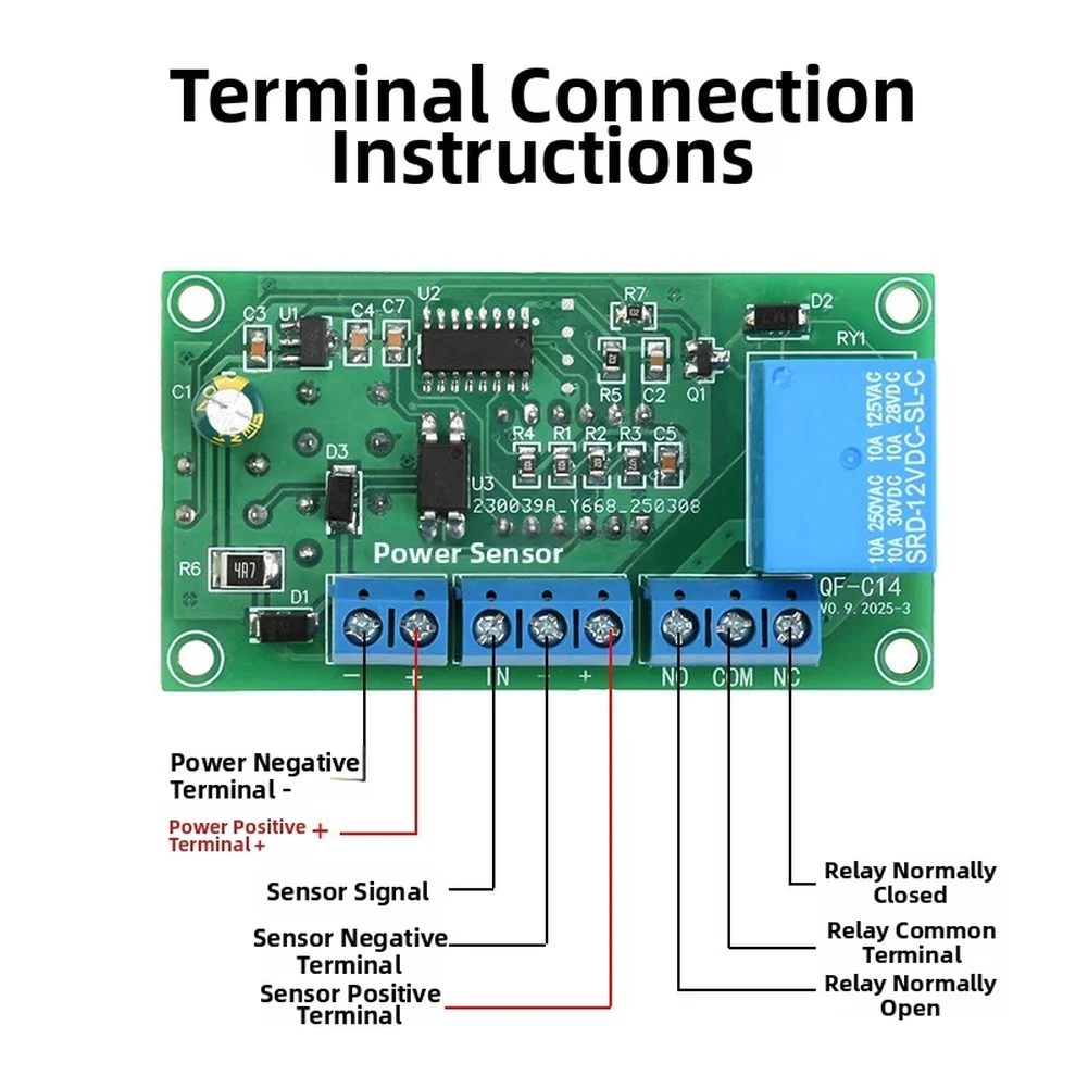 DC12V/24V 4-Digit LED Display Counter Module With Relay Output For Industrial New Digital Counter Module
