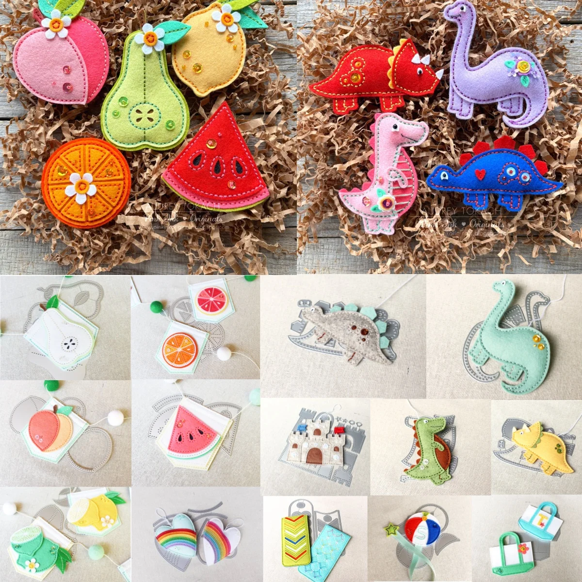 Felt Dies Lemon Peachy Brontosaurus Metal Cutting Dies for DIY Making Card Scrapbook Embossed Supplies Template May 2026 New