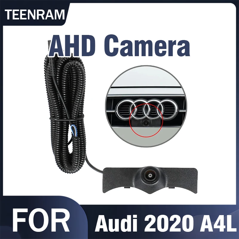 

TEENRAM for Audi 2020 A4L AHD 1080P 150° Lens Vehicle Front View Car Camera Night Vision Waterproof Parking Monitoring System