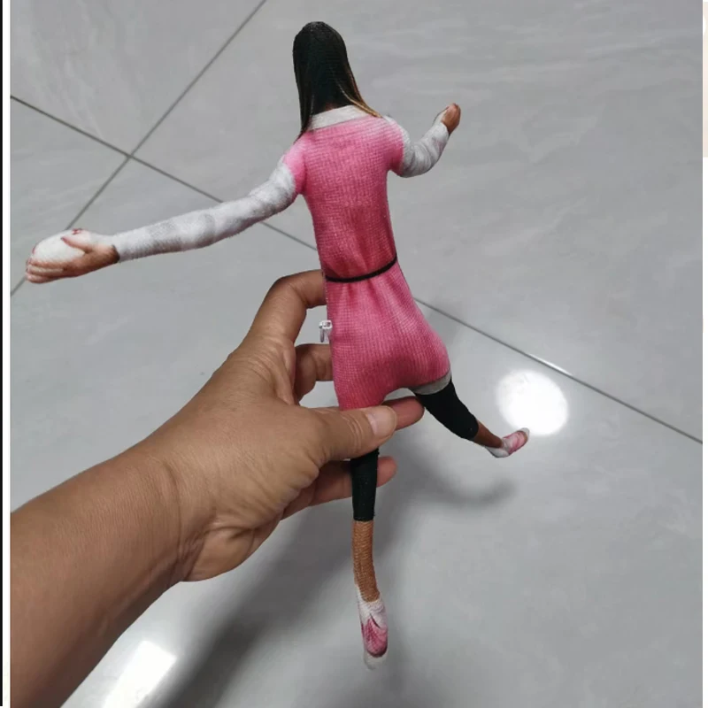 Custom Action Figure Body Pillow, Arms Legs Spread Out Print Plush Toy, Unique Gift for Gamers, Anime Lover Sofa Cushion Decor