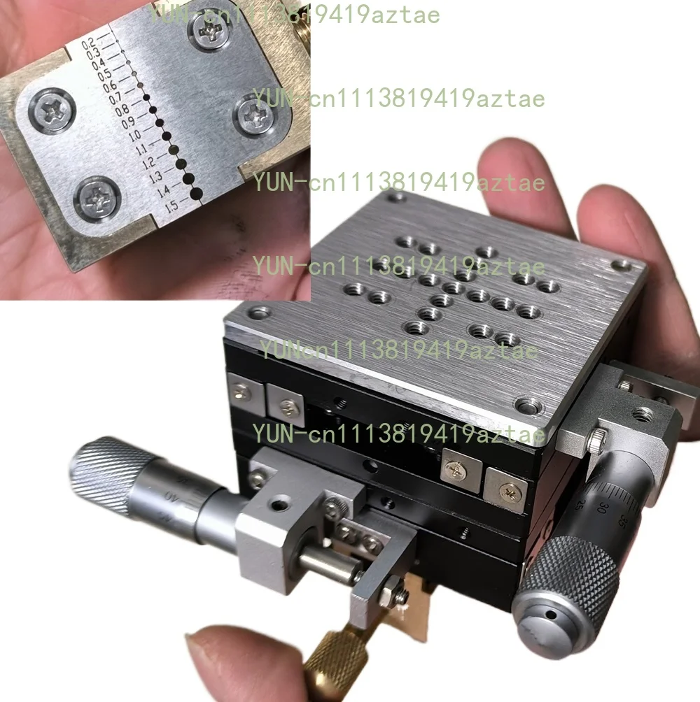 Watch Manual Repair Tools Micro Precision Brass Vise with XY Axis Fine-Tuning Platform