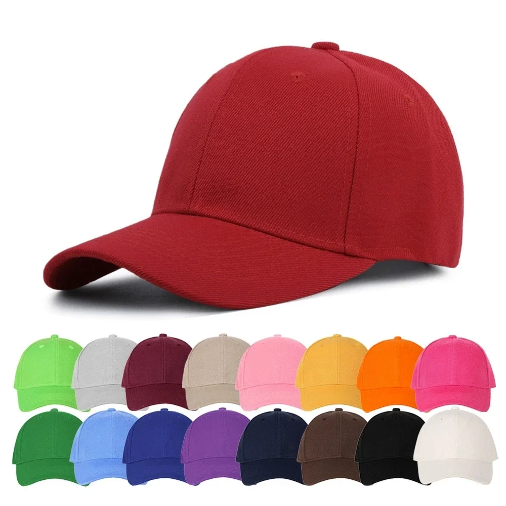 1 unisex all season fashionable solid color Korean-style Simplicity Outdoor baseball cap