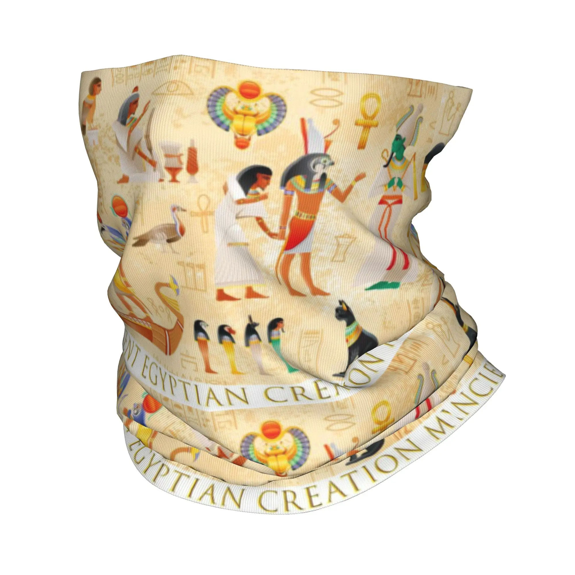Pharaoh Design Bandana Neck Cover Printed Face Scarf Multifunction Cycling Scarf Cycling For Men Women Adult