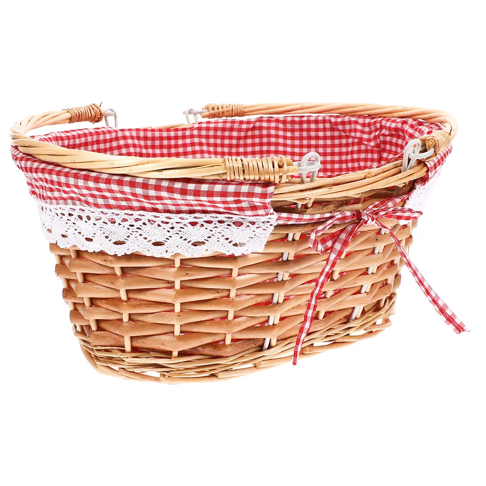 

Rattan Picnic Basket Collapsible Storage Baskets with Table Foldable Cooler Market