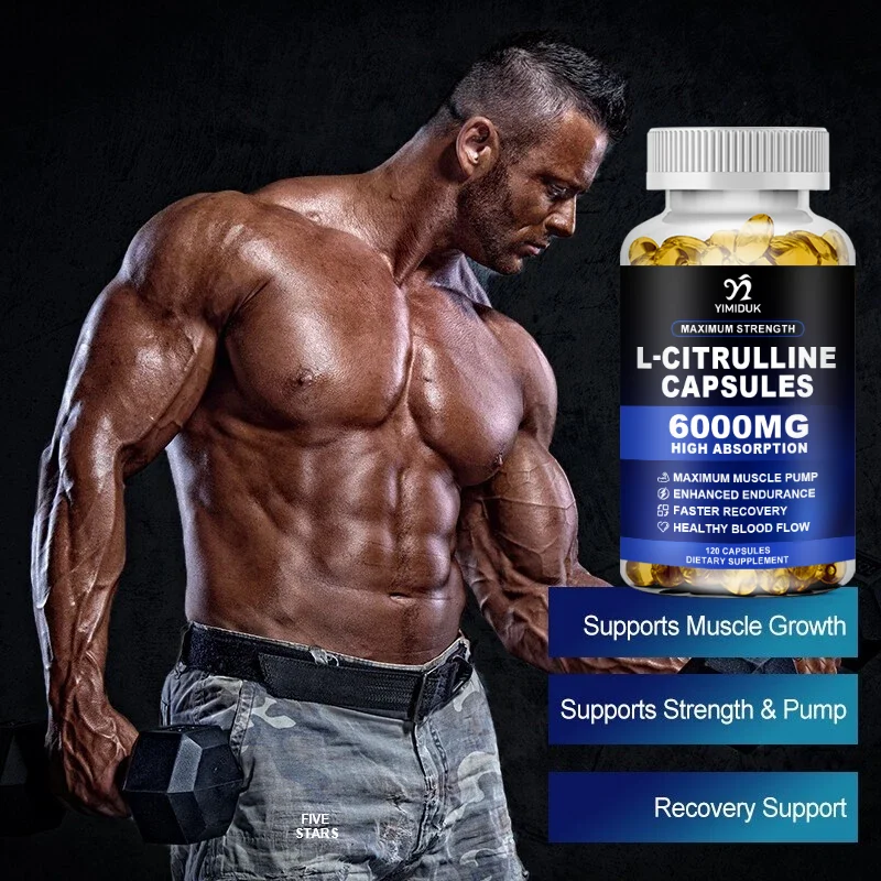 Cápsulas de L-Citrulina 6000mg - Pre Workout Supplement avaliação e preço