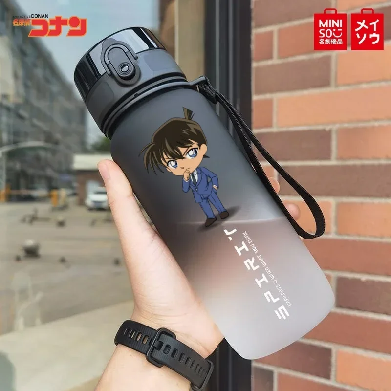 Detective Conan Student Drinking Glasses Portable Cartoon Water Bottle with A Large Capacity of 650ml Sports Outing Gifts Cute