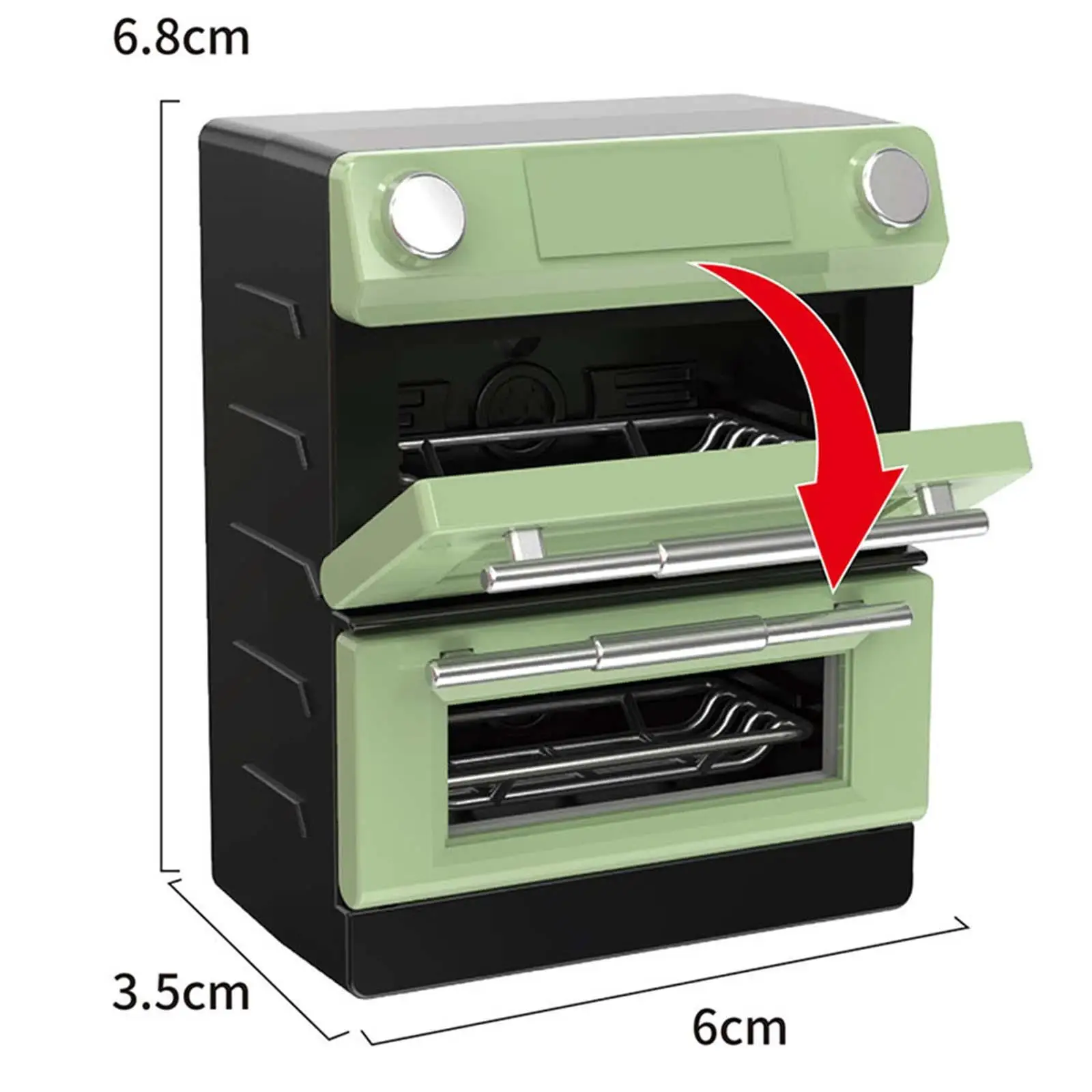 Mini elettrodomestico da cucina modello forno per casa delle bambole per regali di compleanno Bambini Bambini