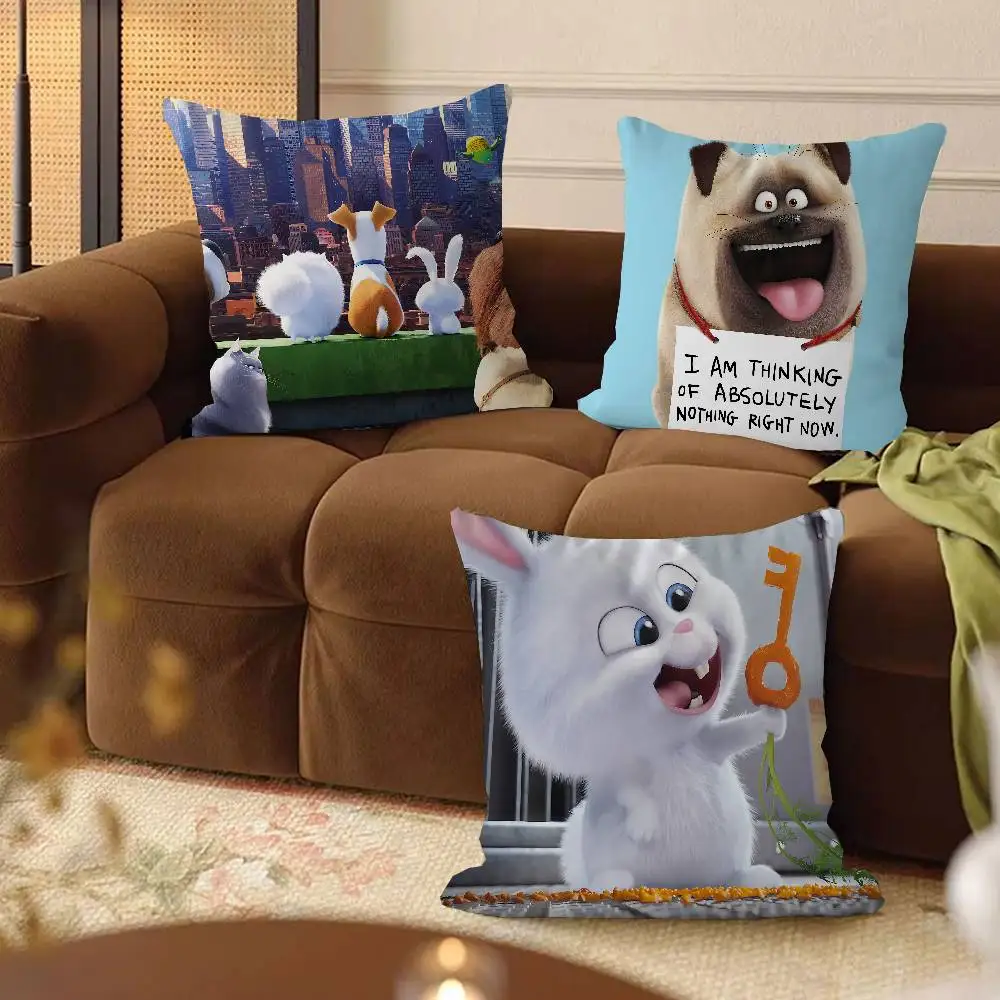 

The S-Secret Life Of Pets Pillowcase Toon Gift Cushion Cover Bedroom Home Sofa Chair Seat Decor Pillow Case