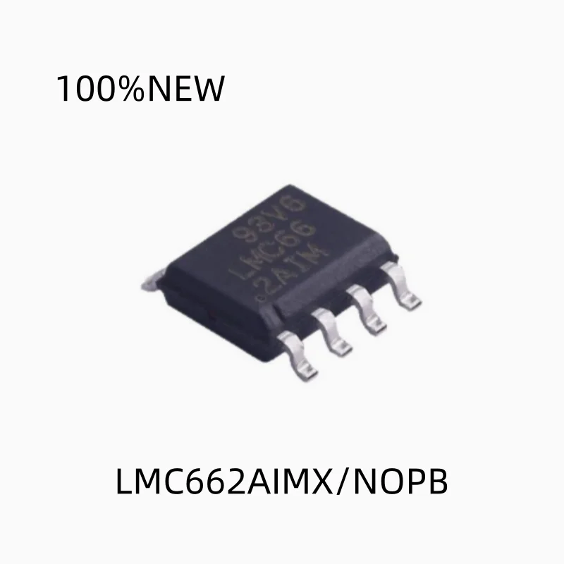 (5Pcs) 100% New Lmc662Aimx/Nopb Lmc662Aim Sop-8 Dual Channel 15.5V 1.4Mhz Low Temperature Drift Operational Amplifier Chip Ic