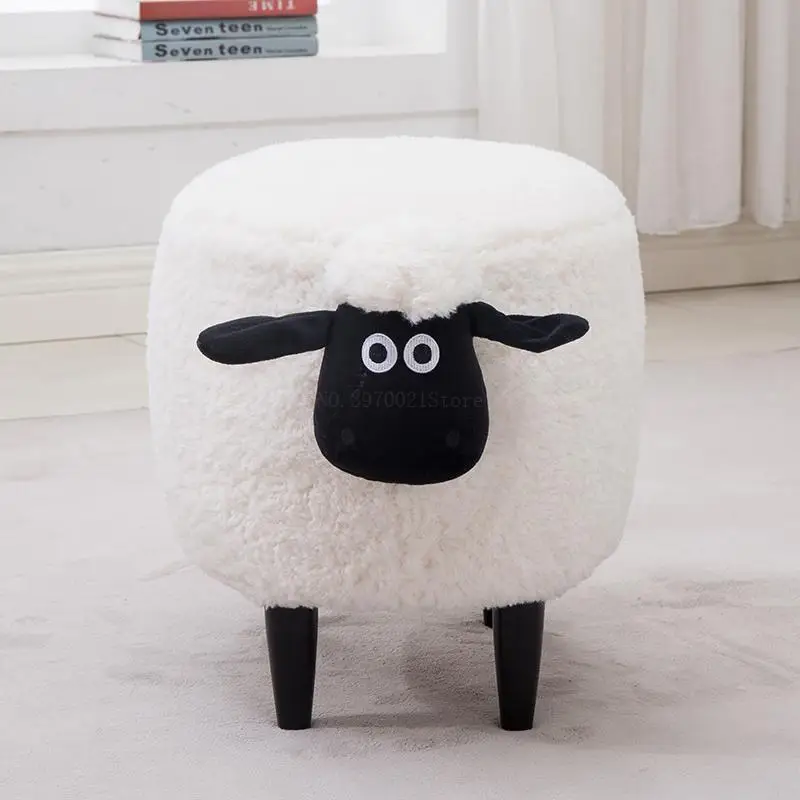 Sale Storage Box Stool Wood Dresser Household Sofa Washable Sheep Europe 150 Kg Polygon Sundries