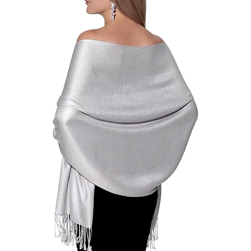 Shawls and Wraps for Evening Dresses, Large Soft Pashminas Wedding Shawl