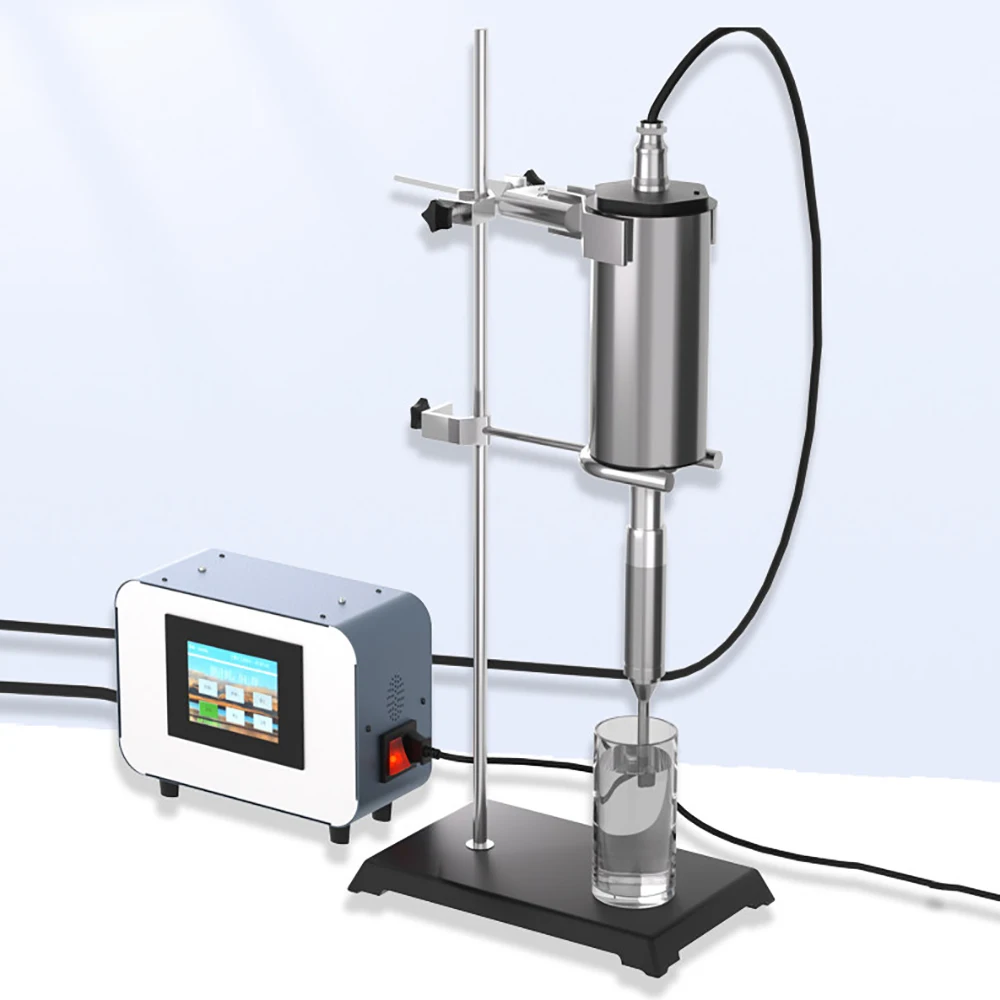 Ultrasonic Homogenizer Cell Pulverizer Organic Matter Drug Extraction Oil Water Mix Emulsifier NanomaterialS 20KHZ 1000W