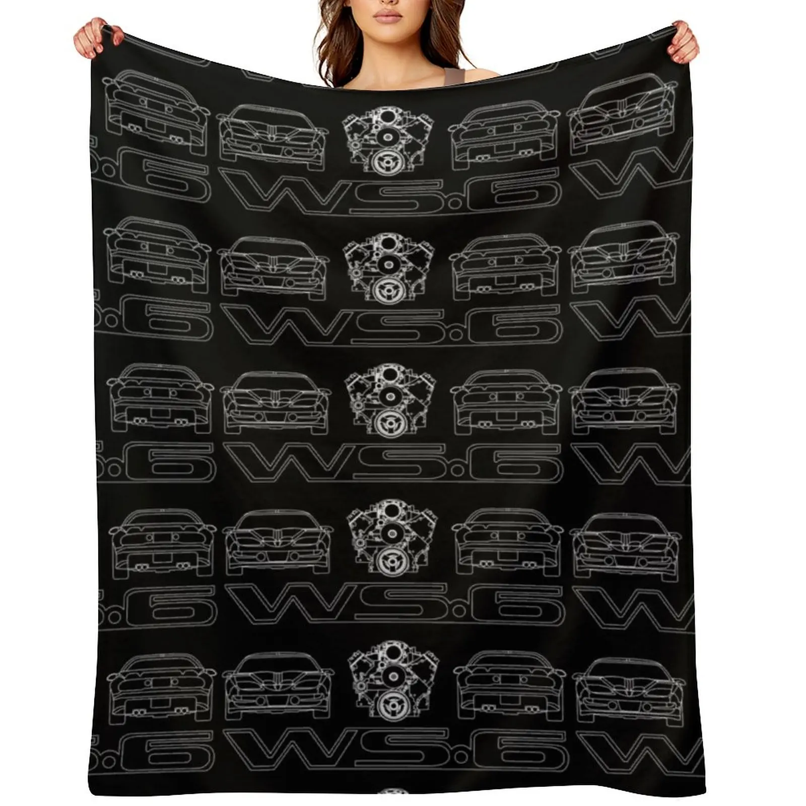 

WS6 Trans Am Shirt Throw Blanket Large for sofa Soft Plush Plaid manga Blankets