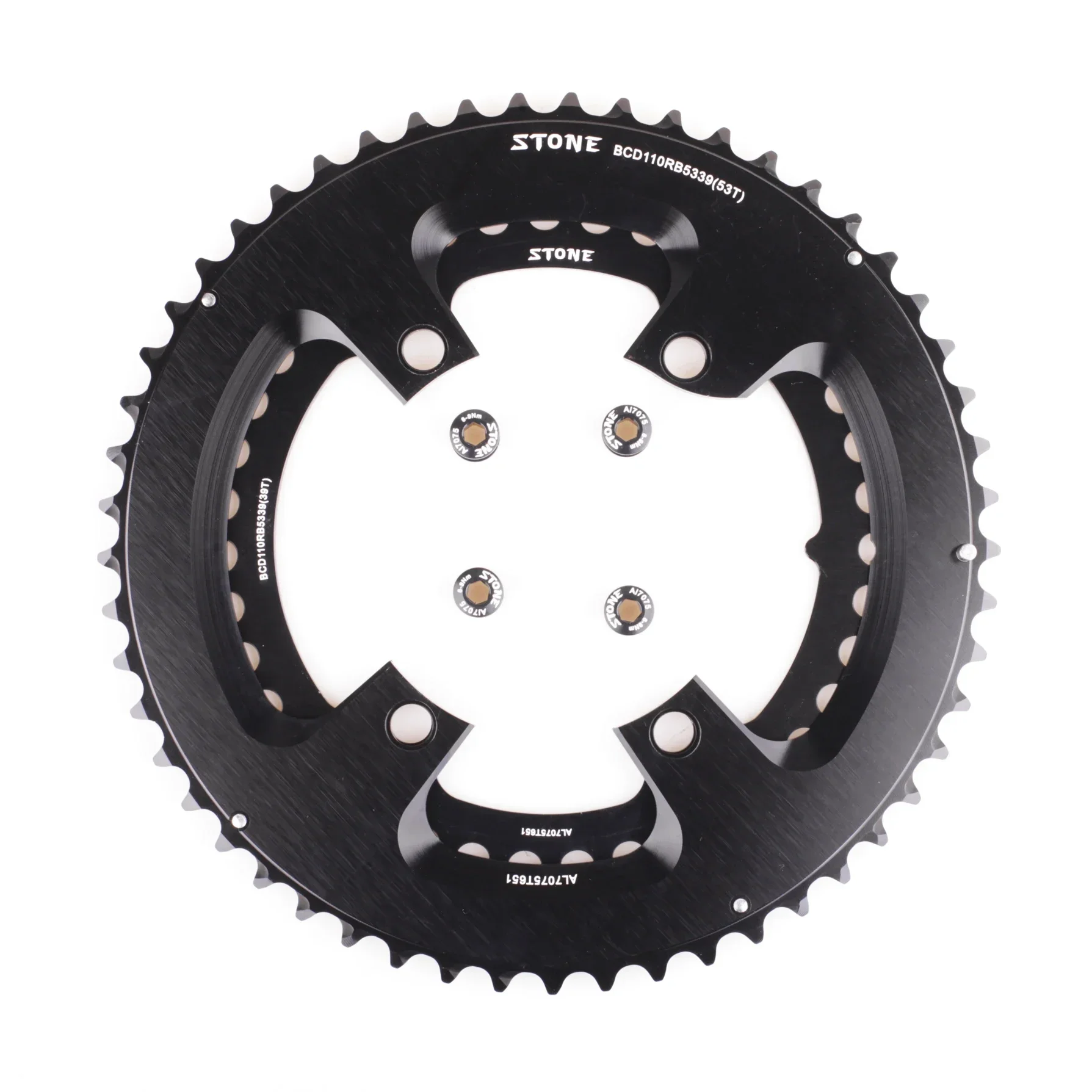 Stone Double Bicycle Chainring 5236T 5339T 5440T 5034t 48 33T  4632T BCD110 9-11 Speed For Shimano 105 R7000 UT R8000 DA R9100