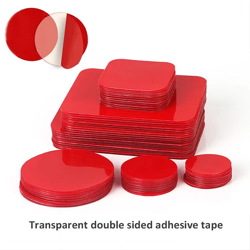 

10pcs Super Strong Double Sided Adhesive Strong Double Sided Adhesive Tape Transparent Double-Sided For Home Office Accessories
