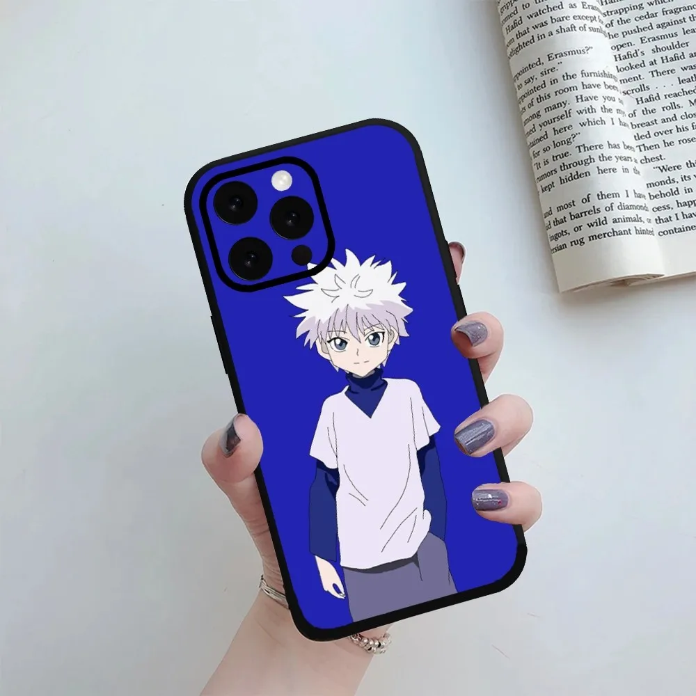 Bilibili Anime HUNTER  HUNTER Killua Zoldyck  Phone Case For iPhone Mini 11 12 13 14 15 Pro XS Max X Plus SE XR Shell