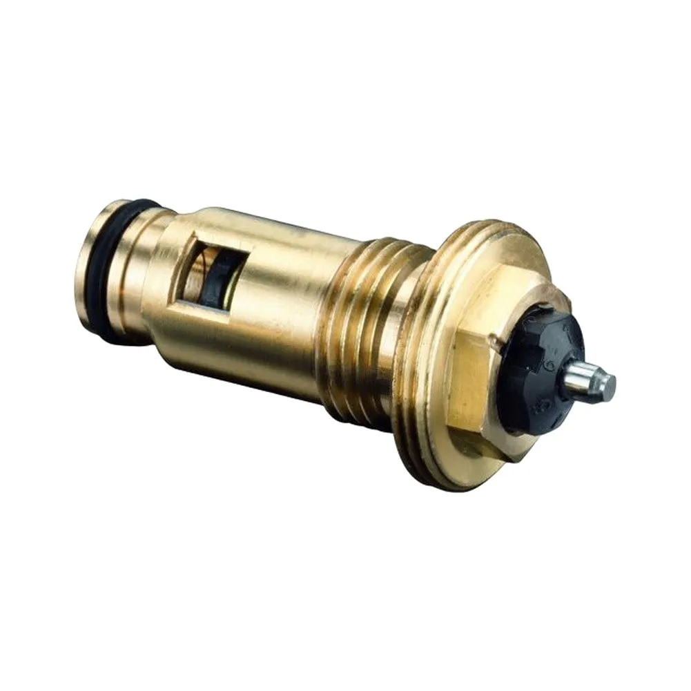 Heating System Valve Radiator Valve Insert For Tight Space Installation 63mm Compact Length Precise Flow Adjustment
