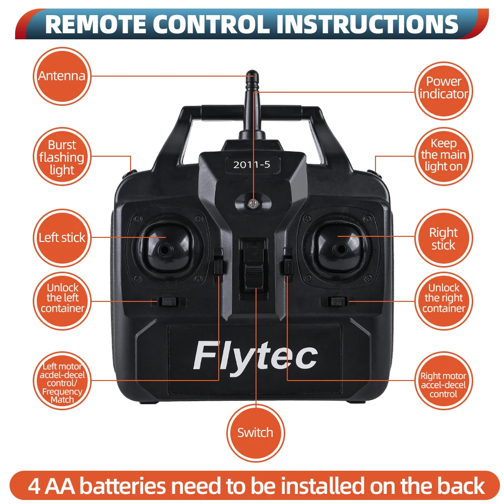 Flytec Angelköderboot, 500 m, ferngesteuertes Köderboot, Doppelmotor-Fischfinder, 1,5 kg Belastung, mit LED-Licht zum Angeln – Detail 13