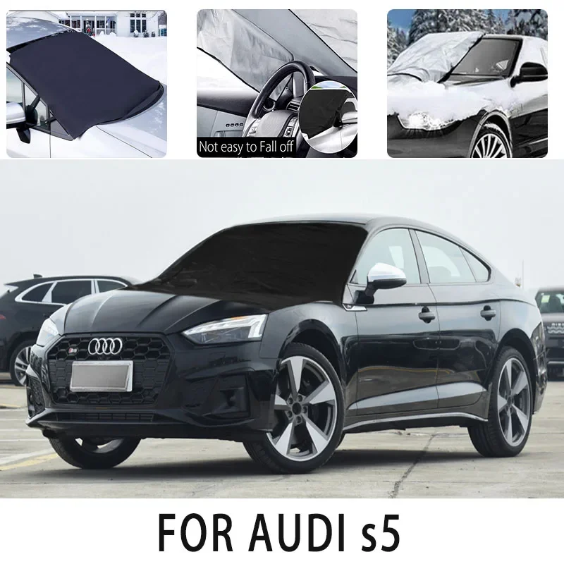 

Carsnow cover front cover for FOR AUDI s5 snowprotection heat insulation shade Sunscreen wind Frost prevention car accessories