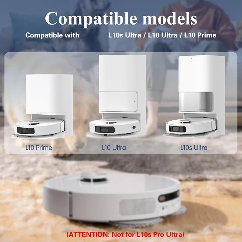 17 peças para dreame bot l10s ultra/l10 ultra/l10 prime robô aspirador de pó acessório principal escova lateral filtro esfregão