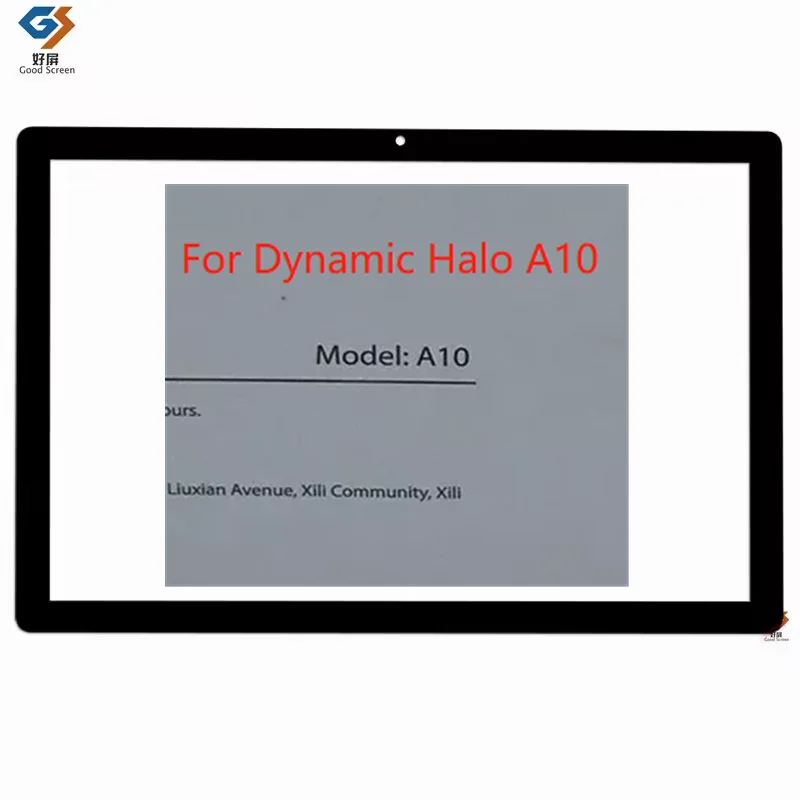 Black 10.1Inch For Dynamic Halo A10 Tablet PC Capacitive Touch Screen Digitizer Sensor External Glass Panel Model A10