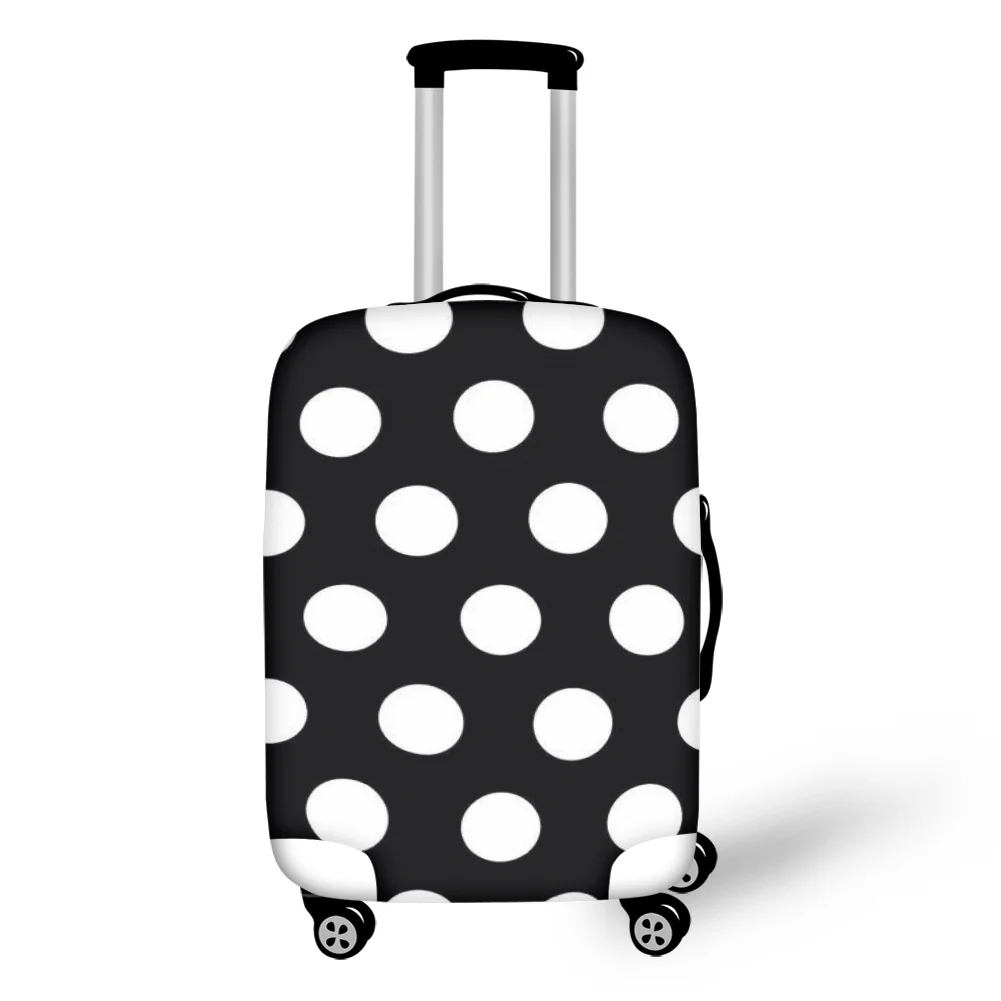 Elastic Fabric Luggage Protective Cover Mix Color Leopard Pattern and circle Printed Trolley Suitcase Case Dust Cover