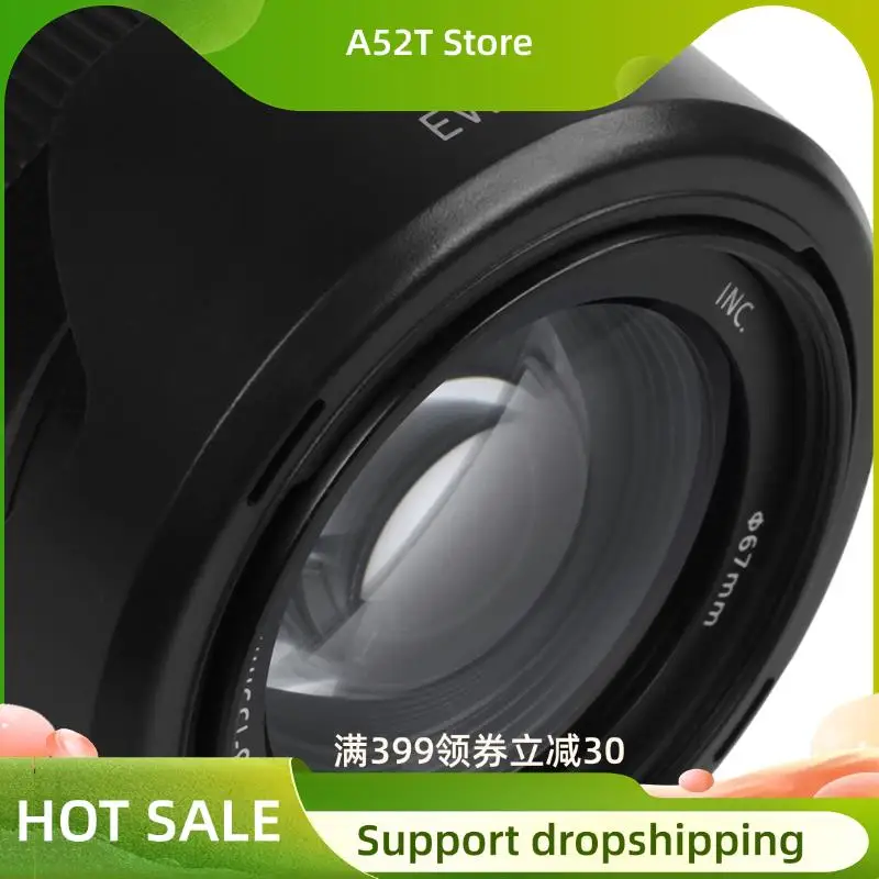 A52T 5X EW-73C Байонетная бленда для Canon EF-S 10-18 мм F/4,5-5,6 STM, черный