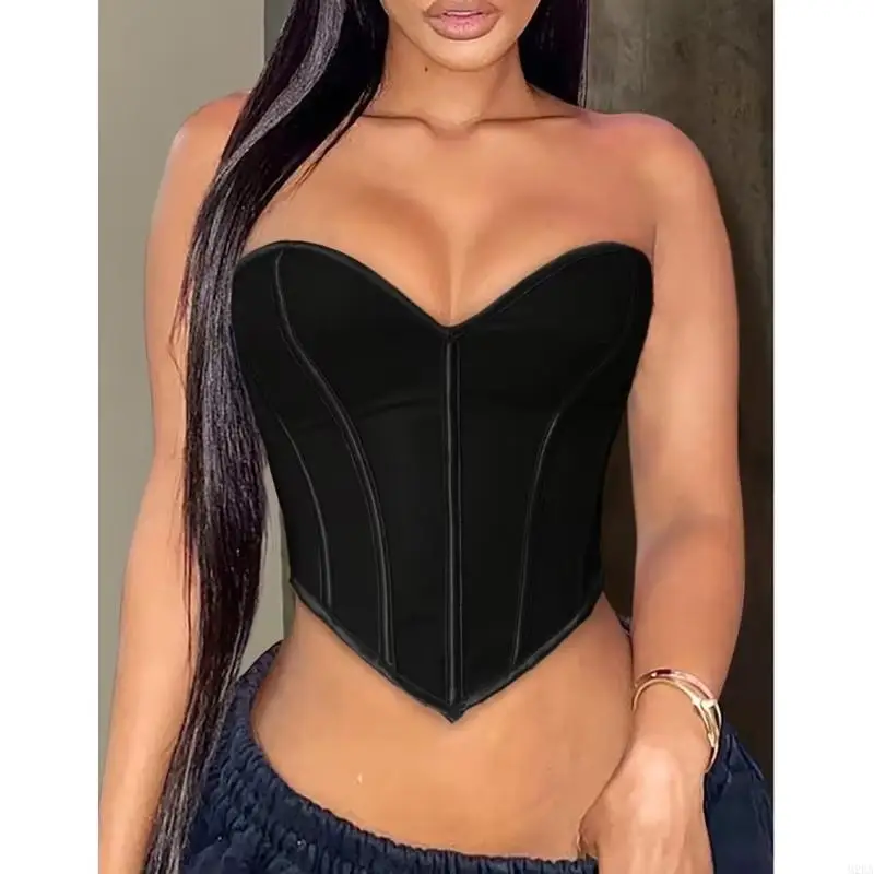 2026 New Women's Shapewear Top Polyester Full Breast Corset Elastic Comfort and Durability Color Available for Various Outfits