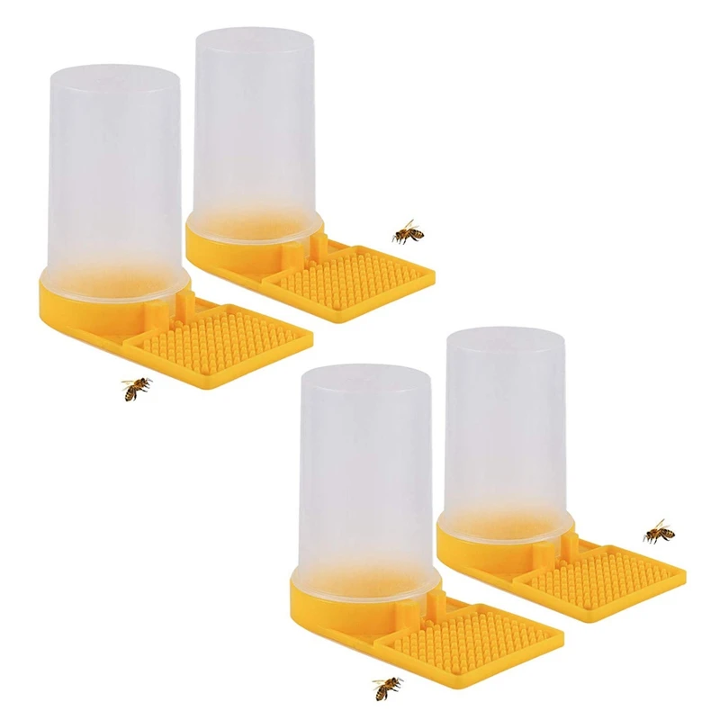 

4 Pack Beehive Beekeeping Water Dispenser Honey Beehive Entrance Feeder Bee Drinking Beekeeping Equipment